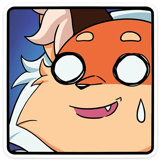 Sticker Лиса Алиса - 7