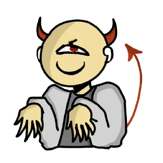 Стикер Пришелец Саймон - 11