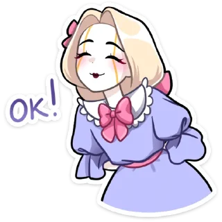 Sticker Кукла Алиса :: @stickroom - 8