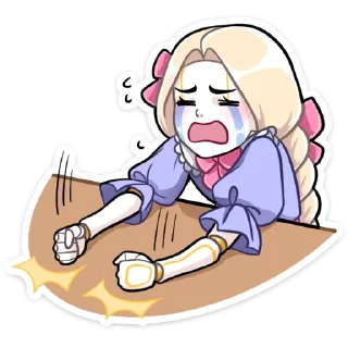 Стикер Кукла Алиса • @TgSticker - 10