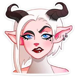 Sticker Альматея от @TgSticker - 10