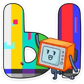 Sticker Алфавит ВК • @TgSticker - 8