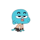Sticker Gumball💙by @mlOobot - 8