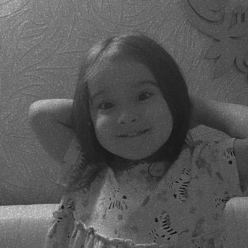 human face black and white person