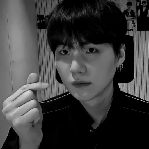 person human face black and white