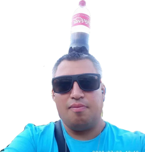 bottle human face person