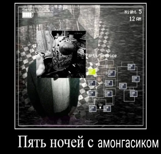 Стикер амогус в гжели :: @fStikBot - 8