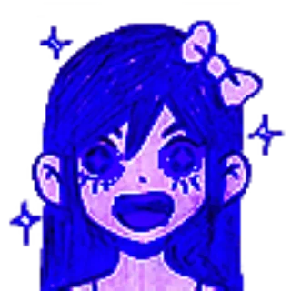 Sticker Omori White Space - 2