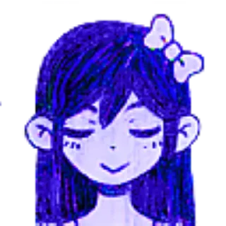 Sticker Omori White Space - 9