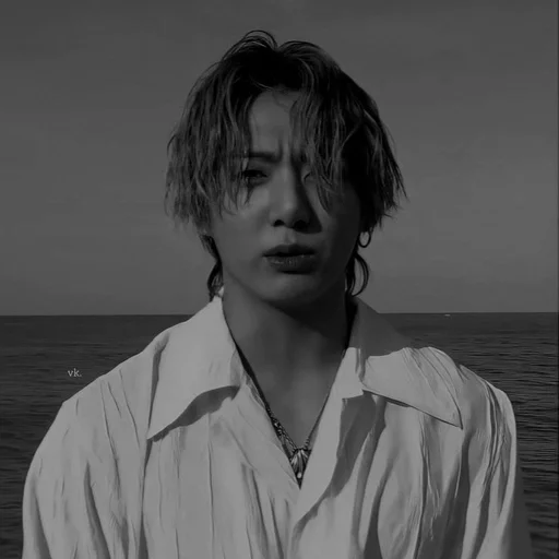 person black and white human face