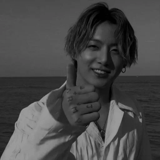 person human face black and white