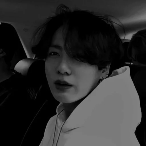 human face black and white person