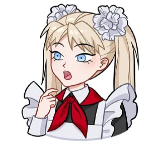 Sticker Анечка без текста @stickers_vk - 10