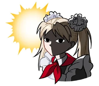 Sticker Анечка без текста @stickers_vk - 2