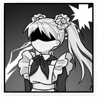 Sticker Анечка без текста @stickers_vk - 9