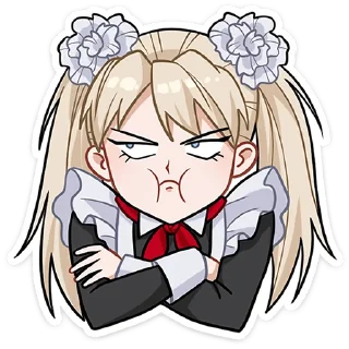 Sticker Анечка без текста @stickers_vk - 1