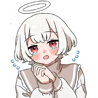 Sticker Ангельский мальчик @Nyasticks - 3