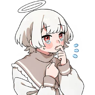 Sticker Ангельский мальчик @Nyasticks - 7