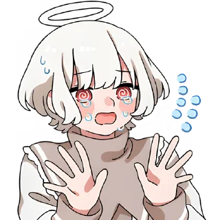 Sticker Ангельский мальчик @Nyasticks - 0