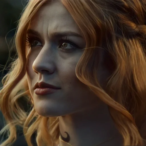 human face person long hair