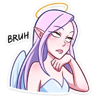 Sticker ᴀɴ ᴀɴɢᴇʟ @morewens - 2