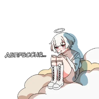 Стикер Ангелок-кун -@tg_sticks - 2