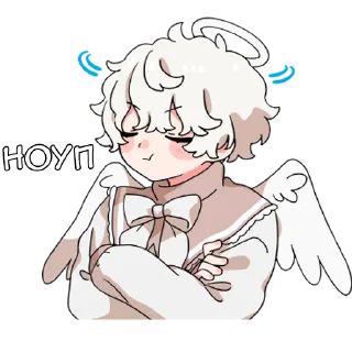 Стикер Ангелок-кун -@tg_sticks - 3