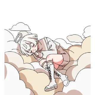 Стикер Ангелок-кун -@tg_sticks - 6