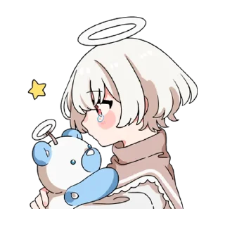 Стикер Ангелок-кун -@tg_sticks - 4