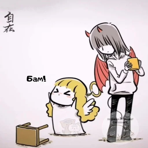 Стикер Angel x Demon - 10