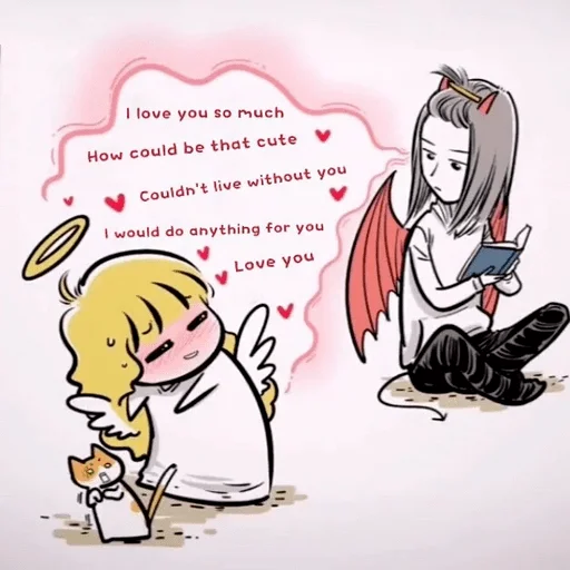 Стикер Angel x Demon - 6