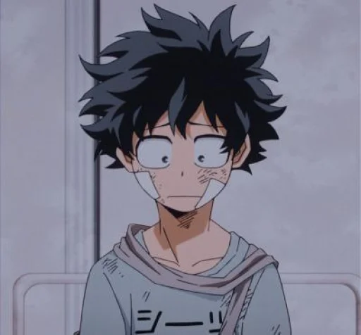 cartoon anime human face