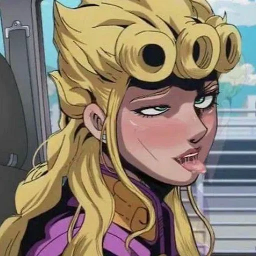 cartoon anime human face