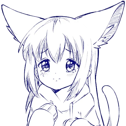 cartoon sketch anime