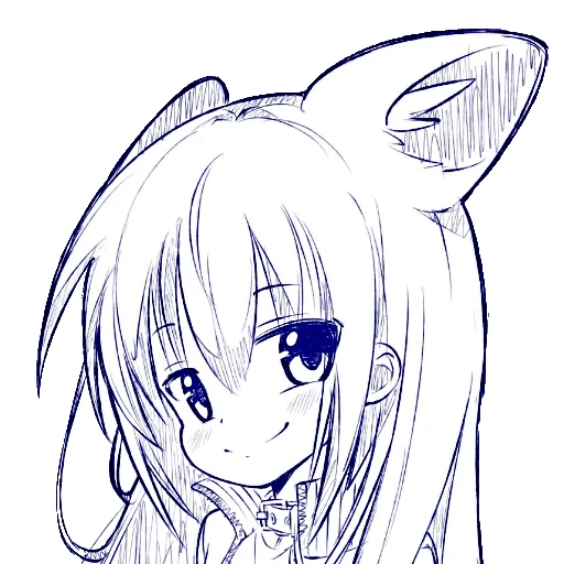 anime cartoon sketch