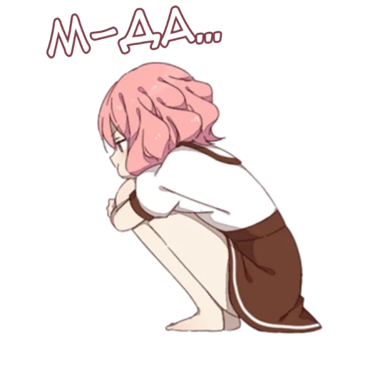 Стикер Аниме тян @nyasticks - 6