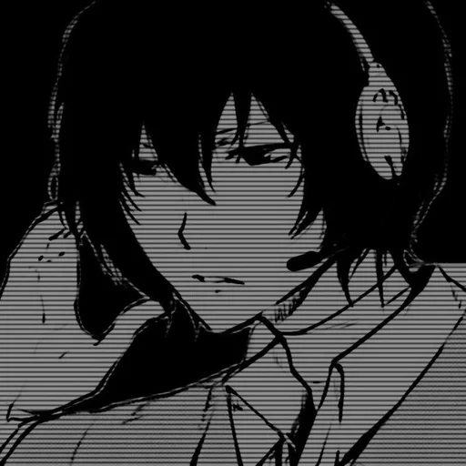 аниме эскиз иллюстрация