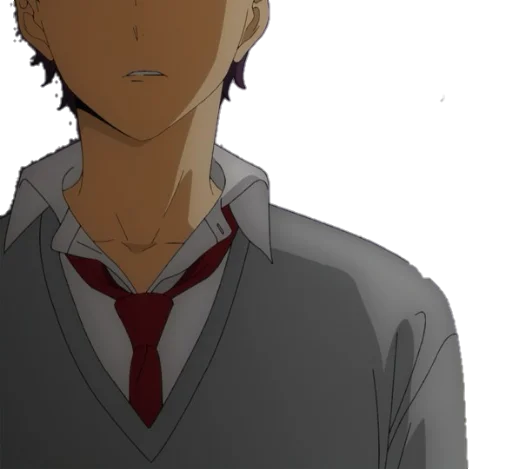 anime cartoon human face