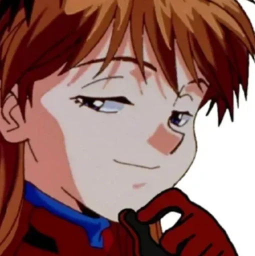 anime cartoon human face