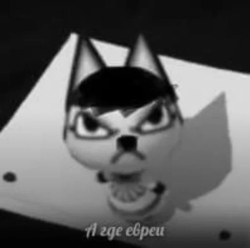 cartoon black and white black