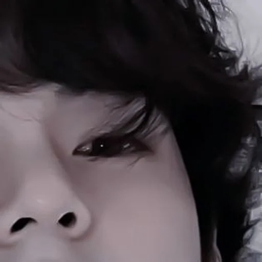 human face eyelash skin