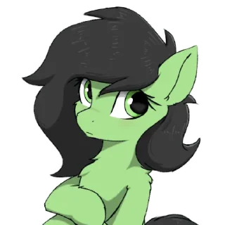Sticker anon pony by @mlpstickers - 3