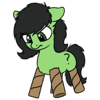 Sticker anon pony by @mlpstickers - 11