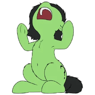 Sticker anon pony by @mlpstickers - 8
