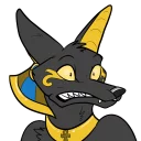 Sticker Anubis by Korrok - 1