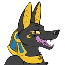 Sticker Anubis by Korrok - 2