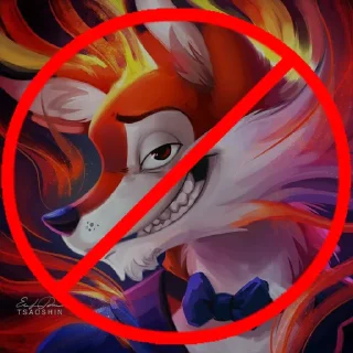 Sticker Анти-Фурри @Alilz2 - 5