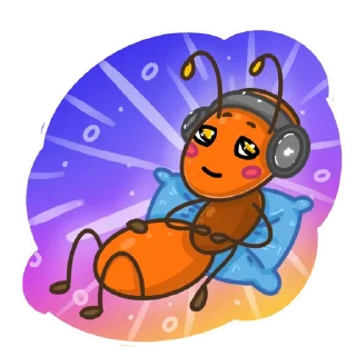 Стикер Муравей Лёша @belkabebelka - 5