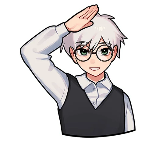 Антон без надписей @stickers_vk - 