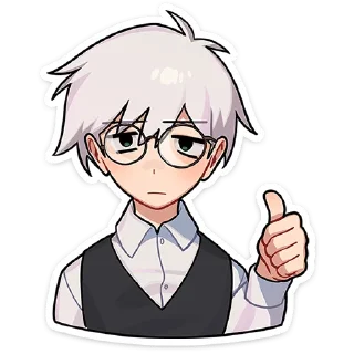 Стикер Антон без надписей @stickers_vk - 8